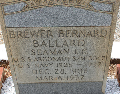 Brewer Bernard Ballard marker