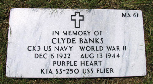 Clyde Banks marker