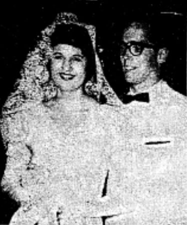 William Vret Godfrey and his bride, Virginia