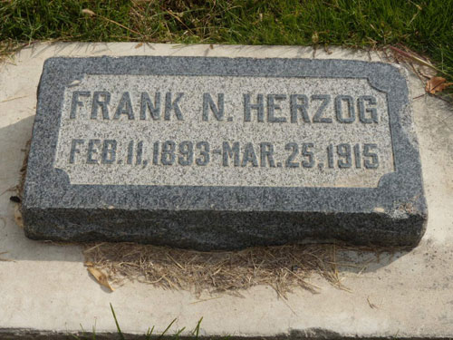 Frank Nephi Herzog marker