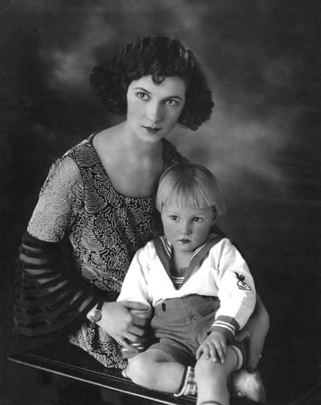 Ross Eldon Hippler and his mother