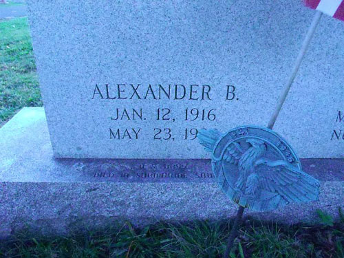 Alexander Biggs Keegan marker