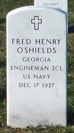 Fred Henry O'Shields marker