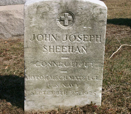 John Joseph Sheehan marker