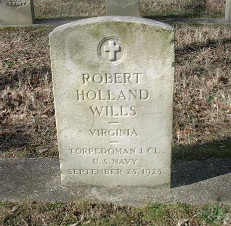 Robert Holland Wills marker